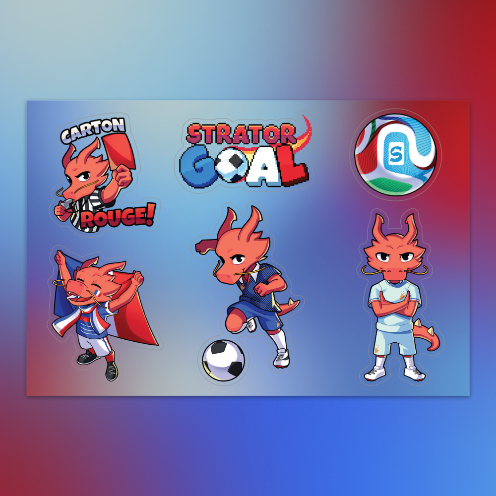 Planche de stickers Mondial 2026