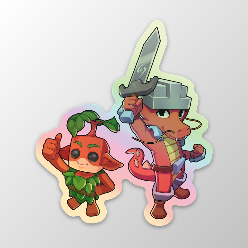 Hytale holographic Sticker
